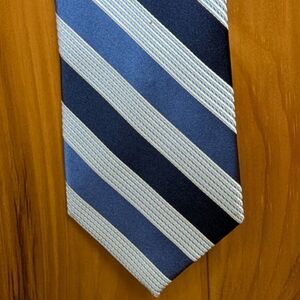 Van Heusen Blue and Navy Striped Tie